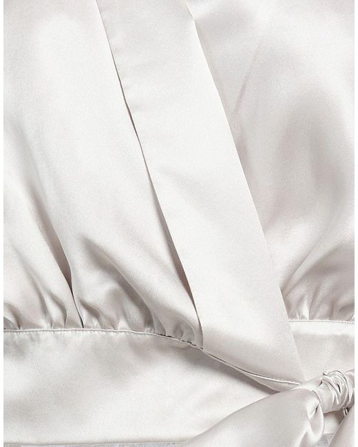 Eleventy White Top Silk