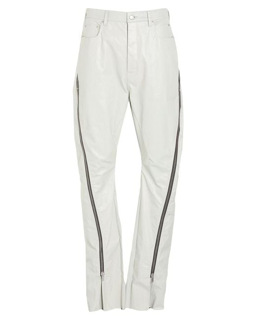 Rick Owens White Jeans for men