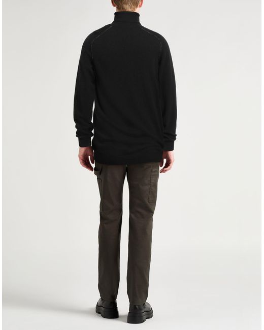 Roberto Collina Rollkragenpullover in Black für Herren