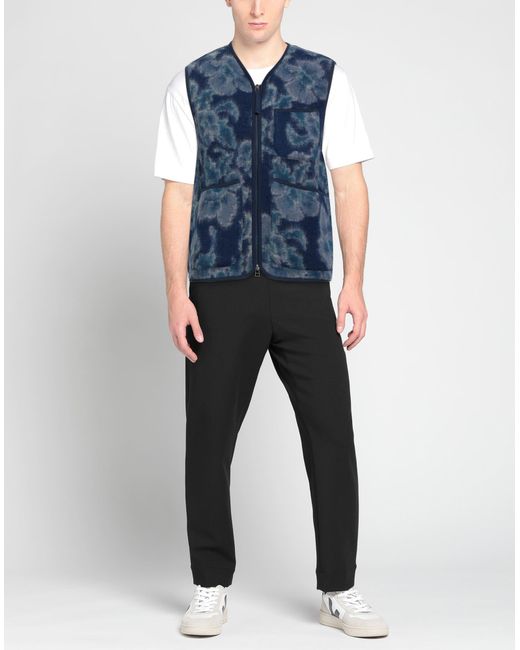Universal Works Blue Vest Wool, Polyester for men