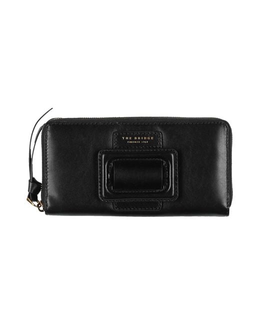 The Bridge Black Wallet Leather