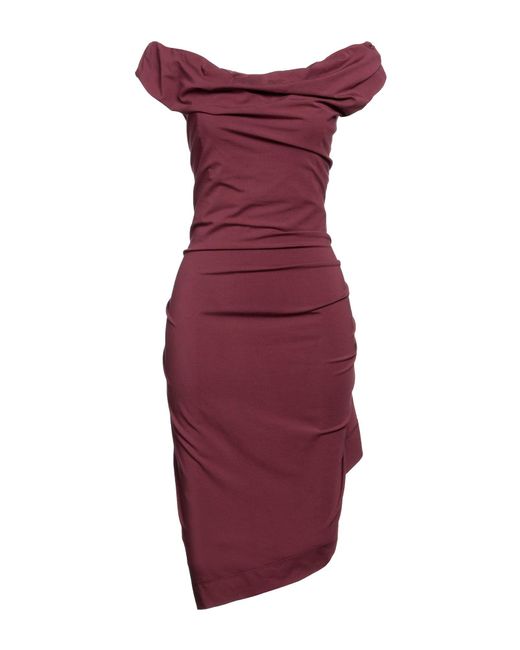 Vivienne Westwood Purple Midi Dress