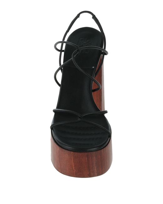 GIA RHW Black Sandals