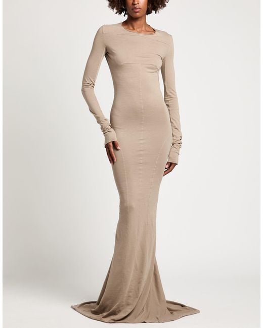 Rick Owens Natural Maxi Dress