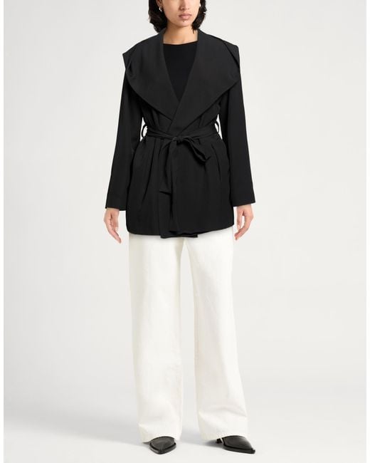 Hanita Black Coat Polyester, Elastane