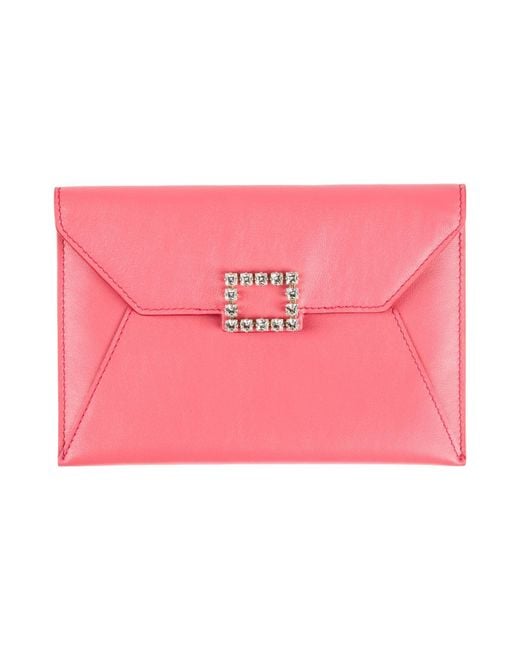 Portadocumentos Roger Vivier de color Pink