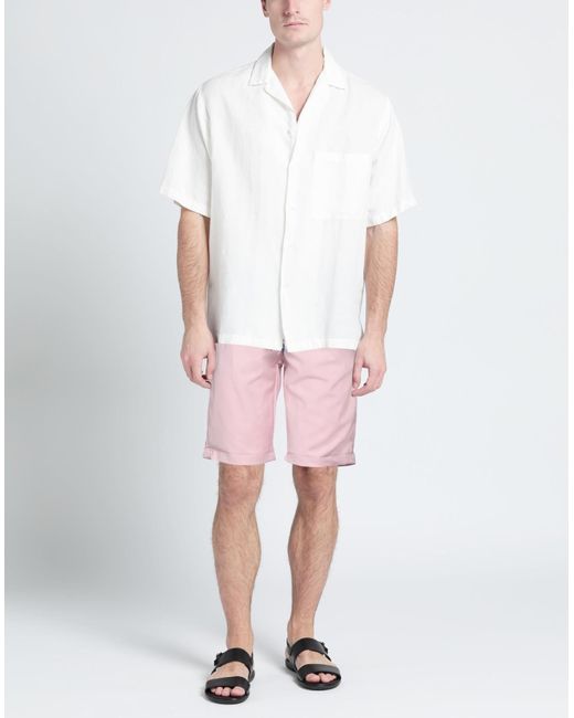 Daniele Alessandrini Pink Shorts & Bermuda Shorts for men