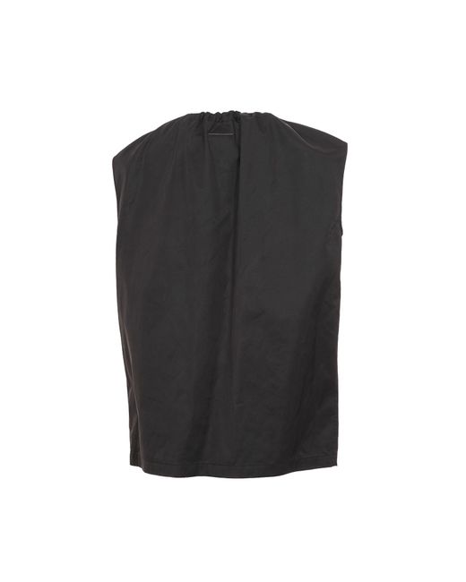 Robe courte MM6 by Maison Martin Margiela en coloris Black