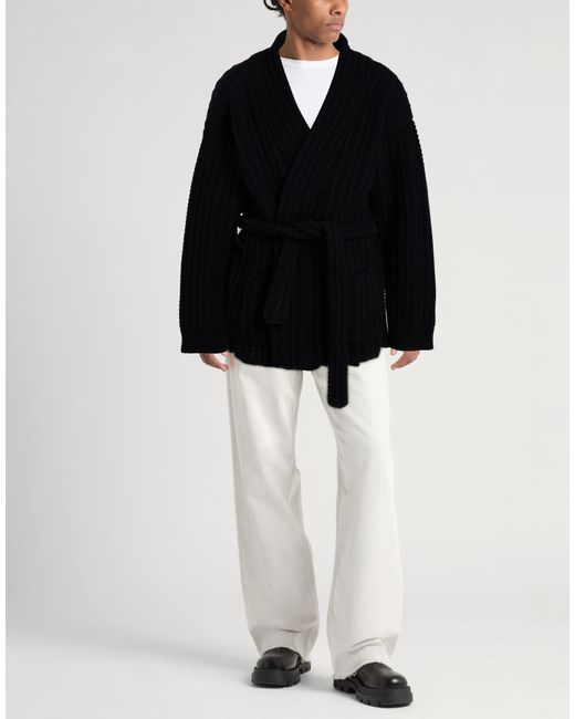 Laneus Black Cardigan for men