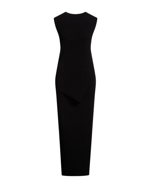 Rick Owens Black Midi Dress