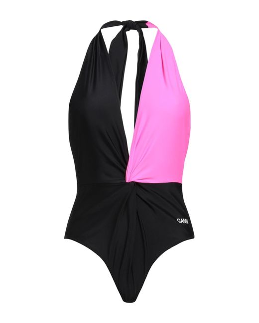 Ganni Pink One-piece Swimsuit
