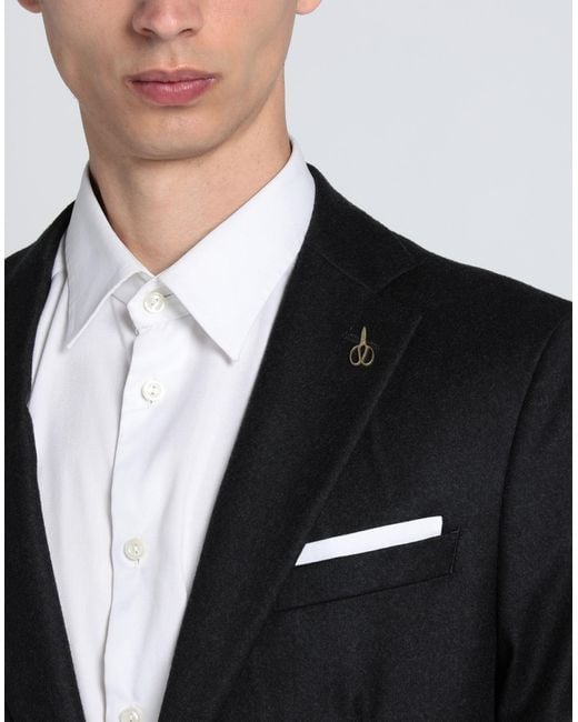 Paoloni Black Suit for men