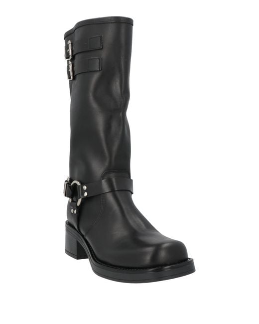 Nila & Nila Black Boot Calfskin