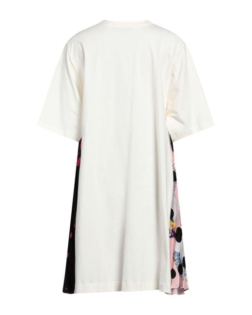 MSGM White Mini-Kleid