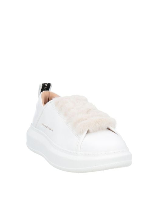 Alexander Smith White Trainers