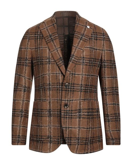 L.b.m. 1911 Brown Suit Jacket for men