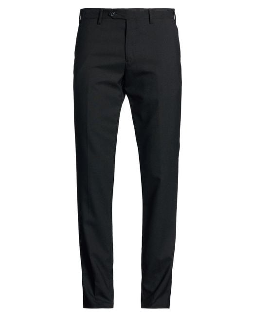 Lardini Black Pants Wool for men
