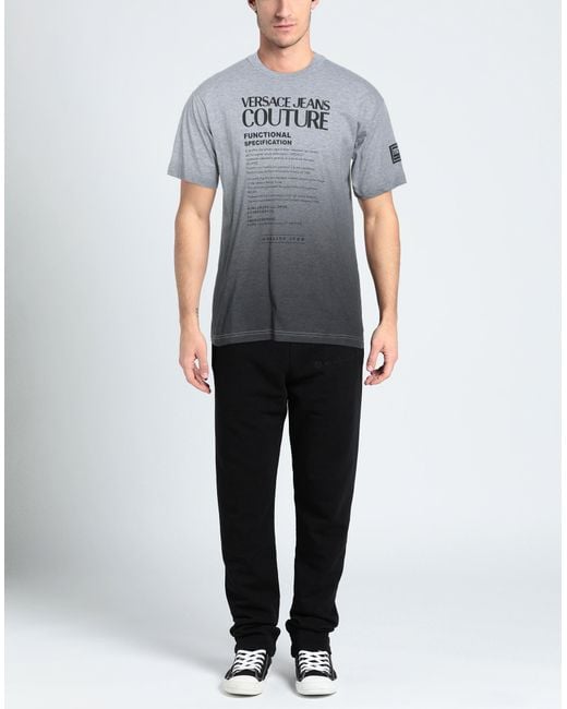 Versace Gray Light T-Shirt Cotton for men
