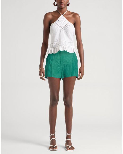 P.A.R.O.S.H. Green Shorts & Bermuda Shorts
