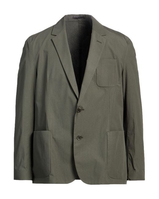 Paul Smith Green Military Blazer Cotton for men