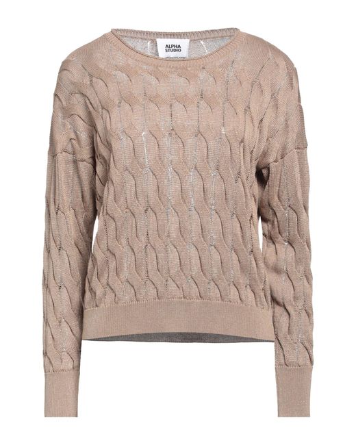 Alpha Studio Natural Pullover