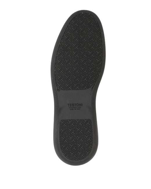 Testoni Black Loafer for men