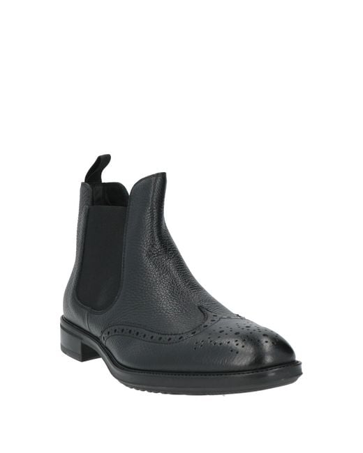 Doucal's Black Ankle Boots Leather for men