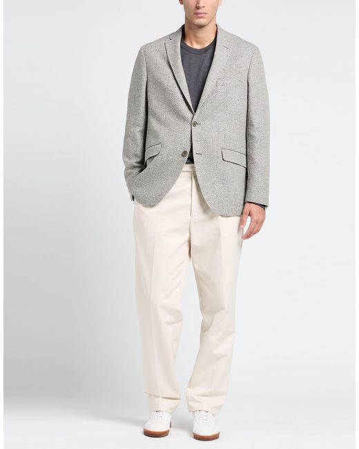 Etro Gray Blazer Wool, Cashmere for men