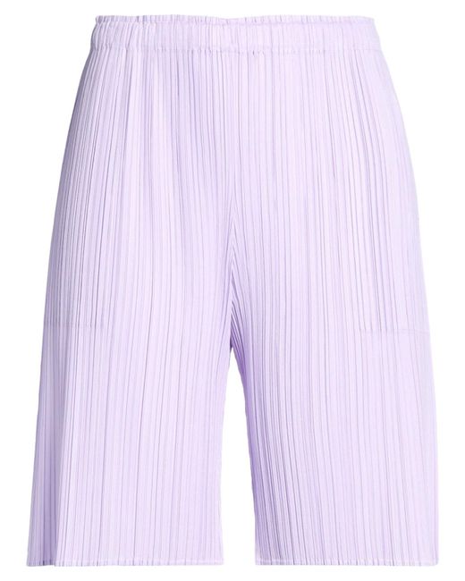 Issey Miyake Purple Shorts & Bermuda Shorts