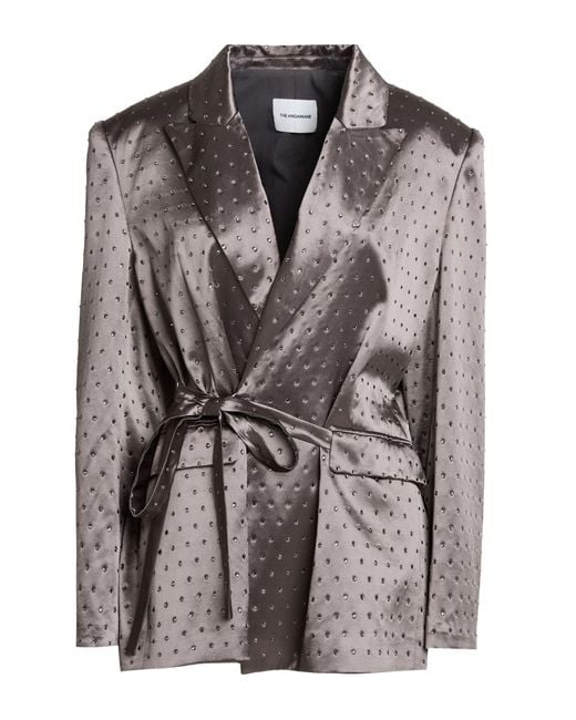ANDAMANE Brown Blazer Viscose
