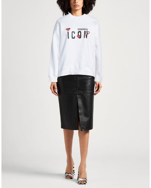 DSquared² White Sweatshirt