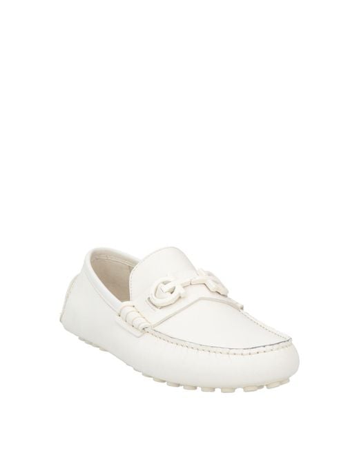 Ferragamo White Loafer for men