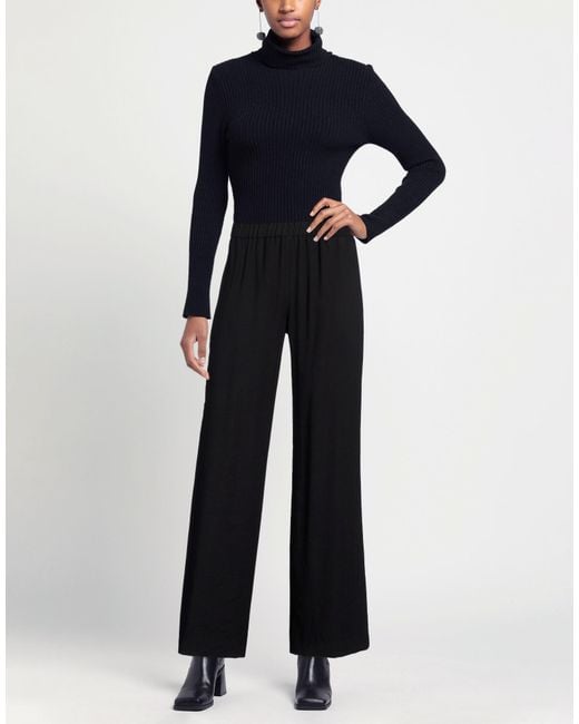 RUE DU BAC Black Pants Viscose, Polyester