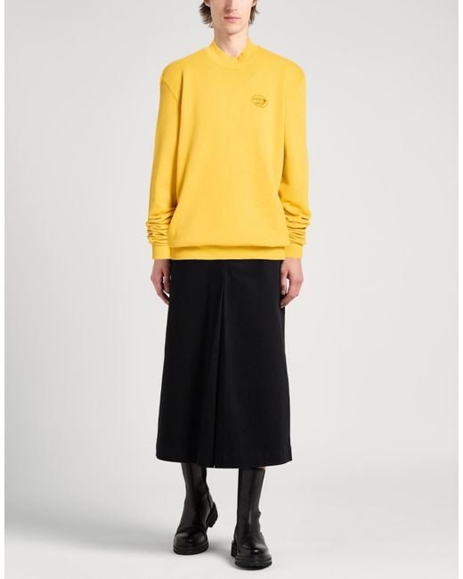 DIESEL Yellow Sweatshirt for men