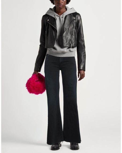 Mother Black Jeans Cotton, Polyester, Elastane