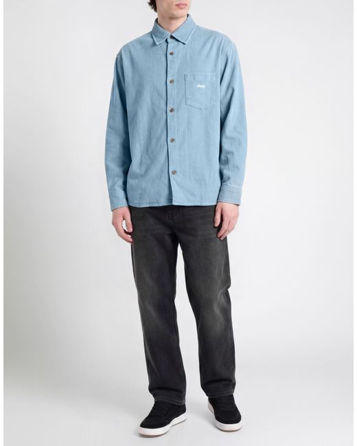 Obey Blue Jacket for men