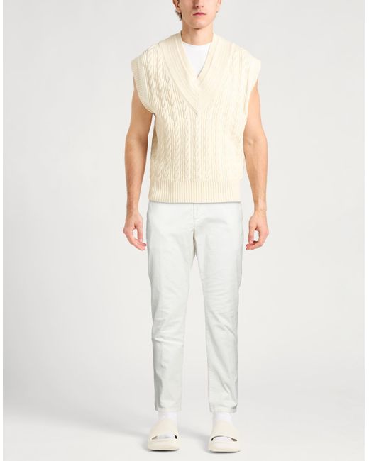 Dondup White Trouser for men