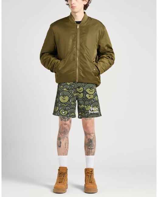 INBETWEENERS Green Shorts & Bermuda Shorts for men