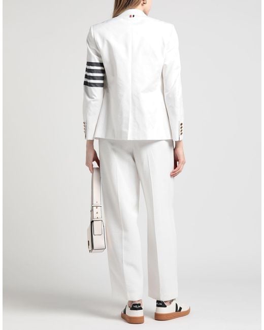 Thom Browne White Blazer