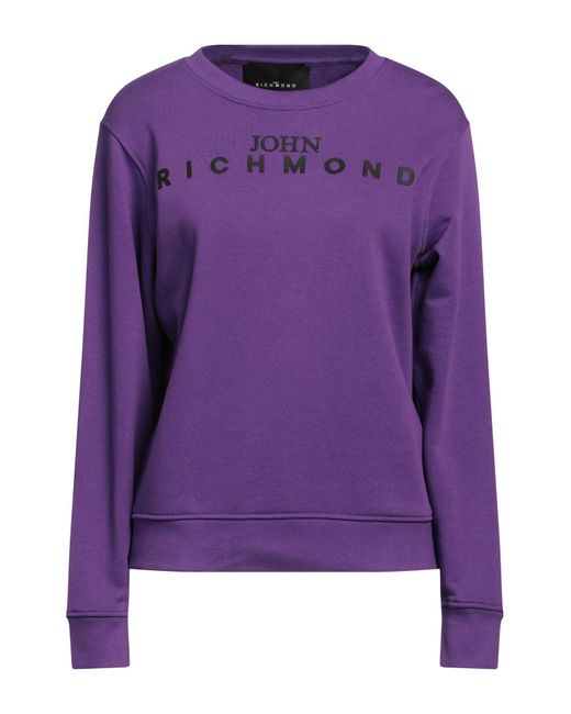 John Richmond Purple Sweatshirt