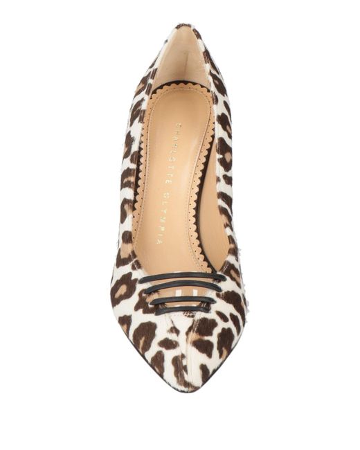 Charlotte Olympia White Pumps