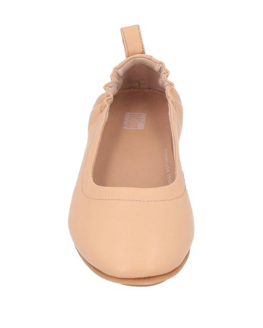 Fitflop Pink Ballet Flats Soft Leather