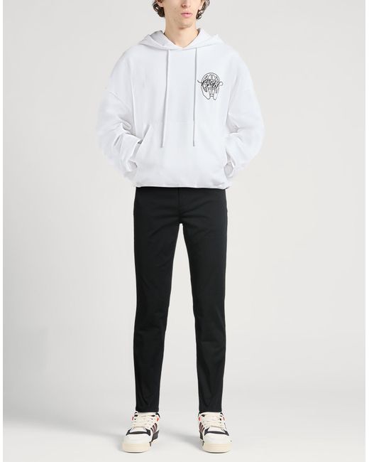 Moschino Black Couture Pants Cotton, Elastane for men