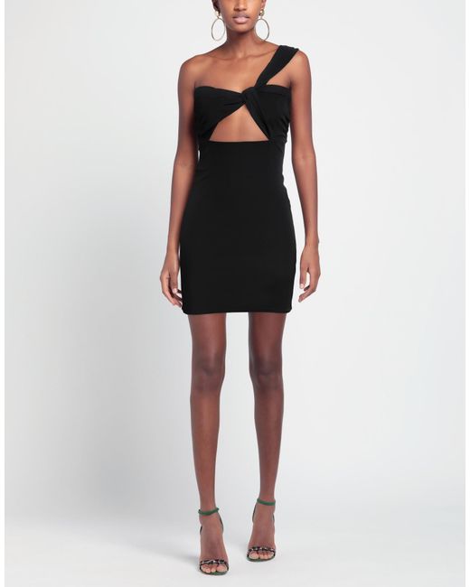 GAUGE81 Black Mini Dress Viscose