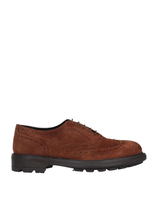 Roberto Botticelli Brown Lace-up Shoes for men