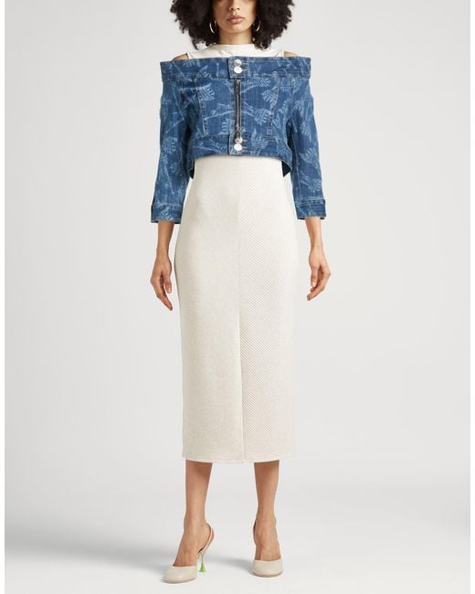 DSquared² Blue Denim Outerwear Cotton, Elastane