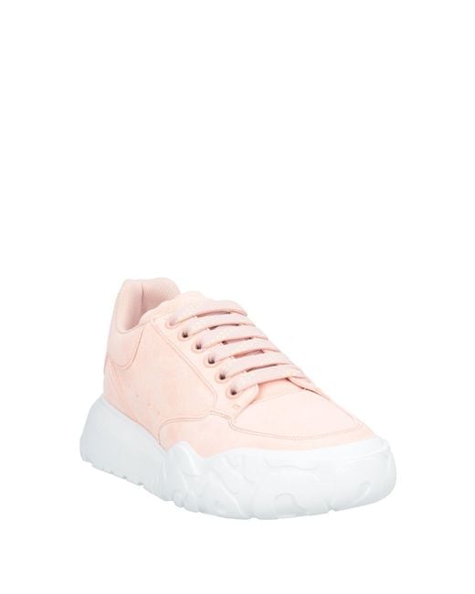 McQueen Pink Light Sneakers Leather