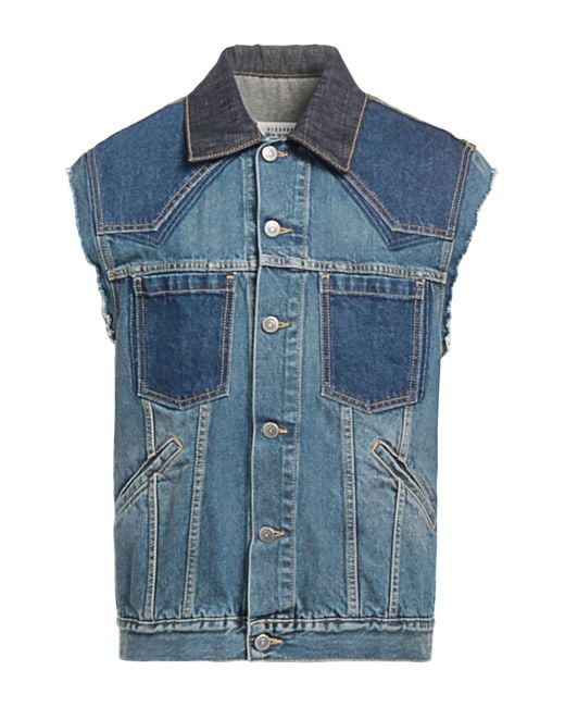 Maison Margiela Blue Denim Outerwear for men