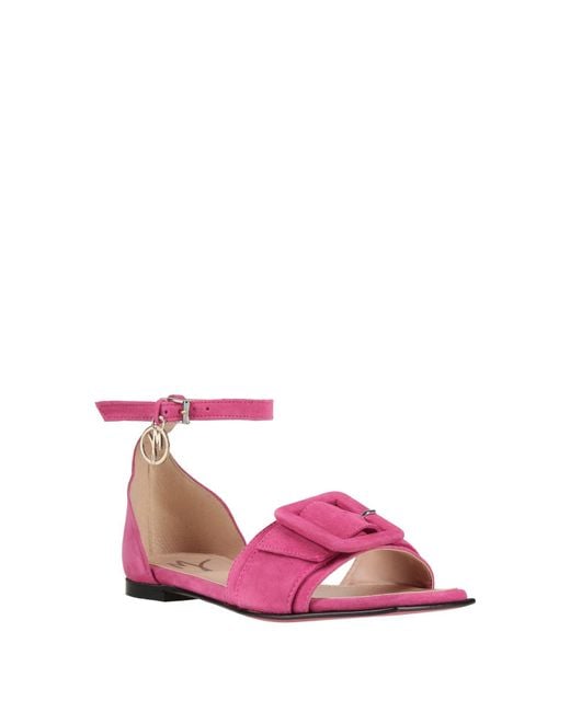 Manila Grace Pink Sandals Leather