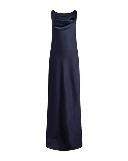BLUE BROTHERS Blue Midnight Maxi Dress Polyester
